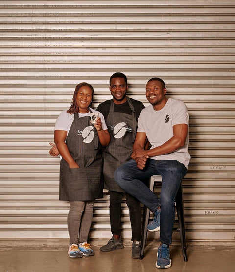 PICTURED ABOVE: ZIA, PATRICK AND GERALD