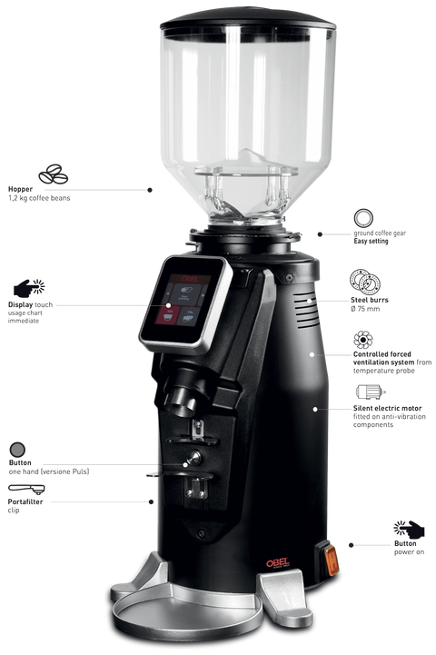 OBEL Mito Touch Performance On-Demand M75 Grinder